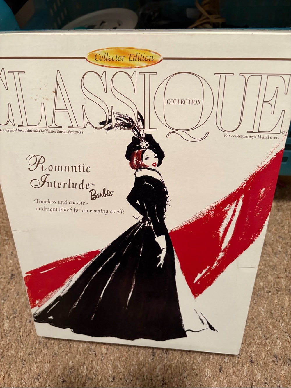 Barbie Classique Romantic Interlude Art Print in Black & Red